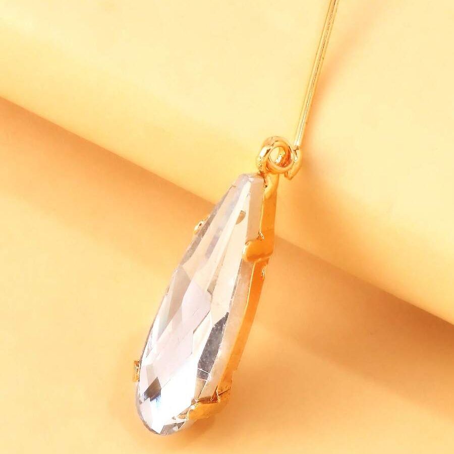 1pc Luxurious Teardrop Ear Clip view 4