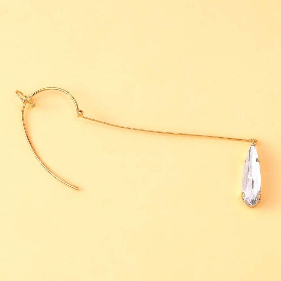 1pc Luxurious Teardrop Ear Clip view 5