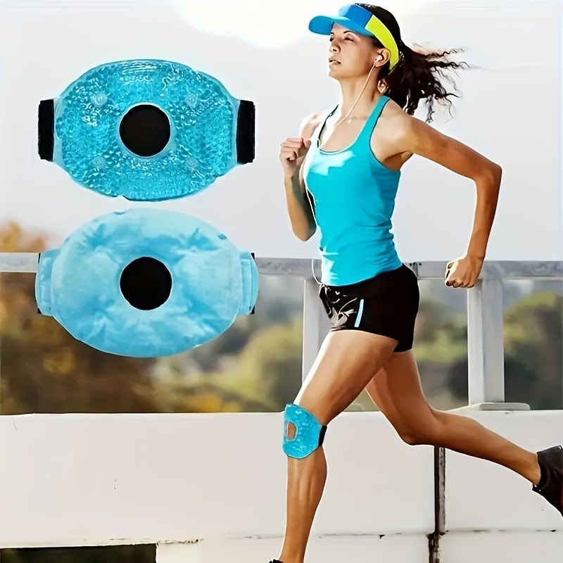 Adjustable Cold Knee Brace for Alleviating Pain And Fatigue in Legs view 2