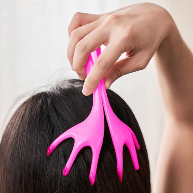1 Portable Manual Head Massager with Frog-Claw Claws view 5