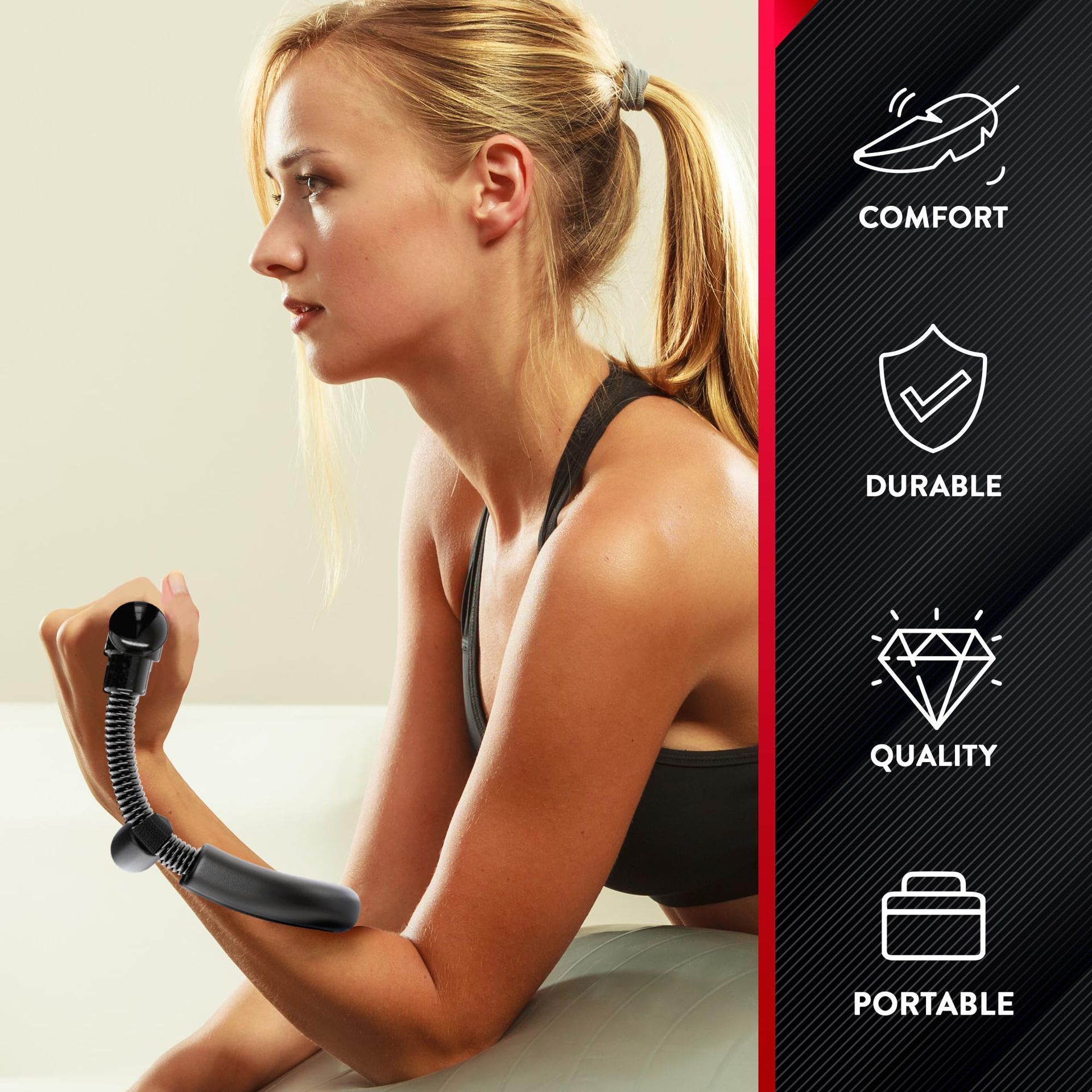Adjustable Wrist Strengthener & Grip Trainer view 5