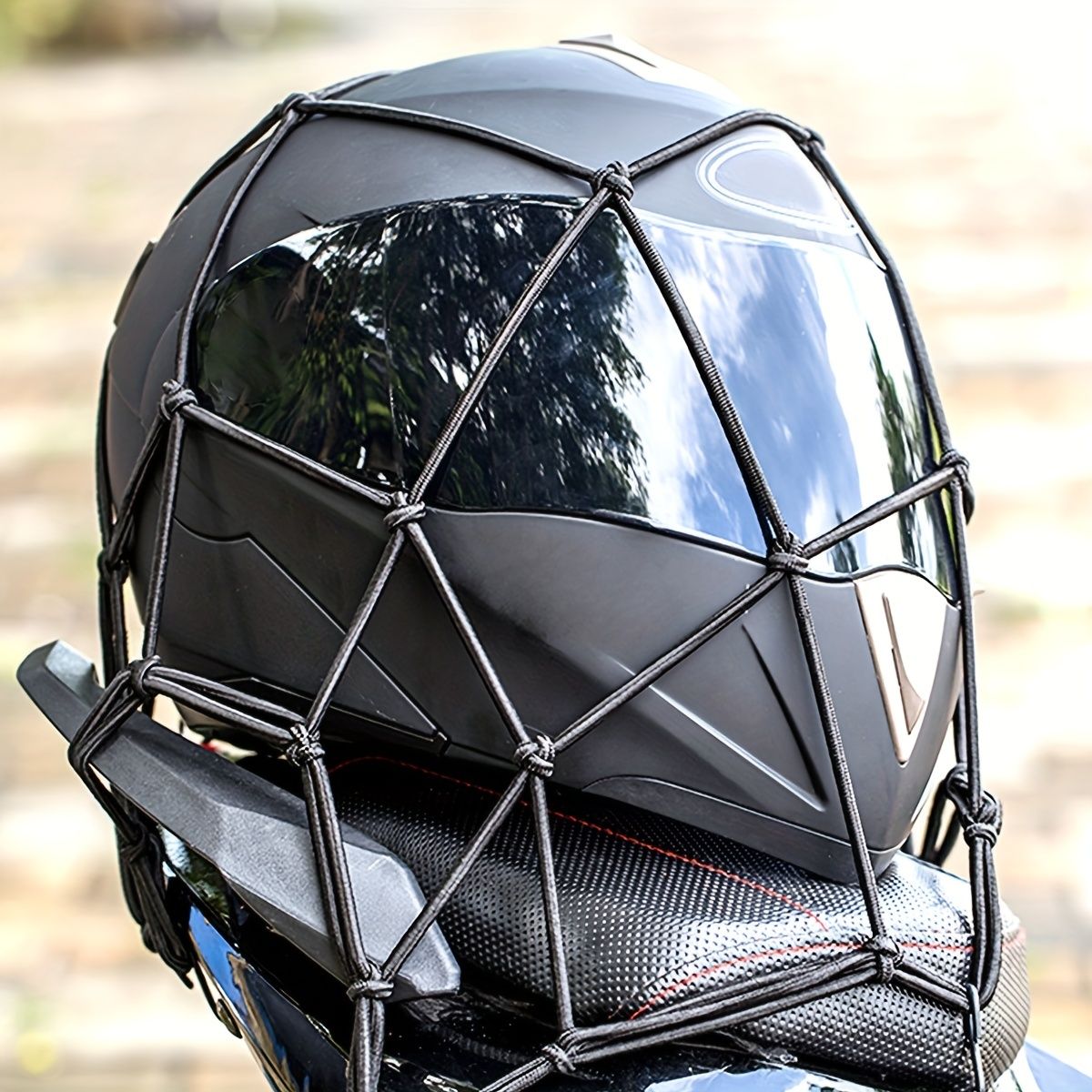 Off-road Vehicle Luggage Net Luggage Rack Elastic Net Pocket Vehicle Trunk view 2
