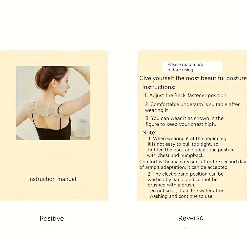 1 pc Adjustable Posture Back Belt for Men and Women - Back Support Bracket view 4