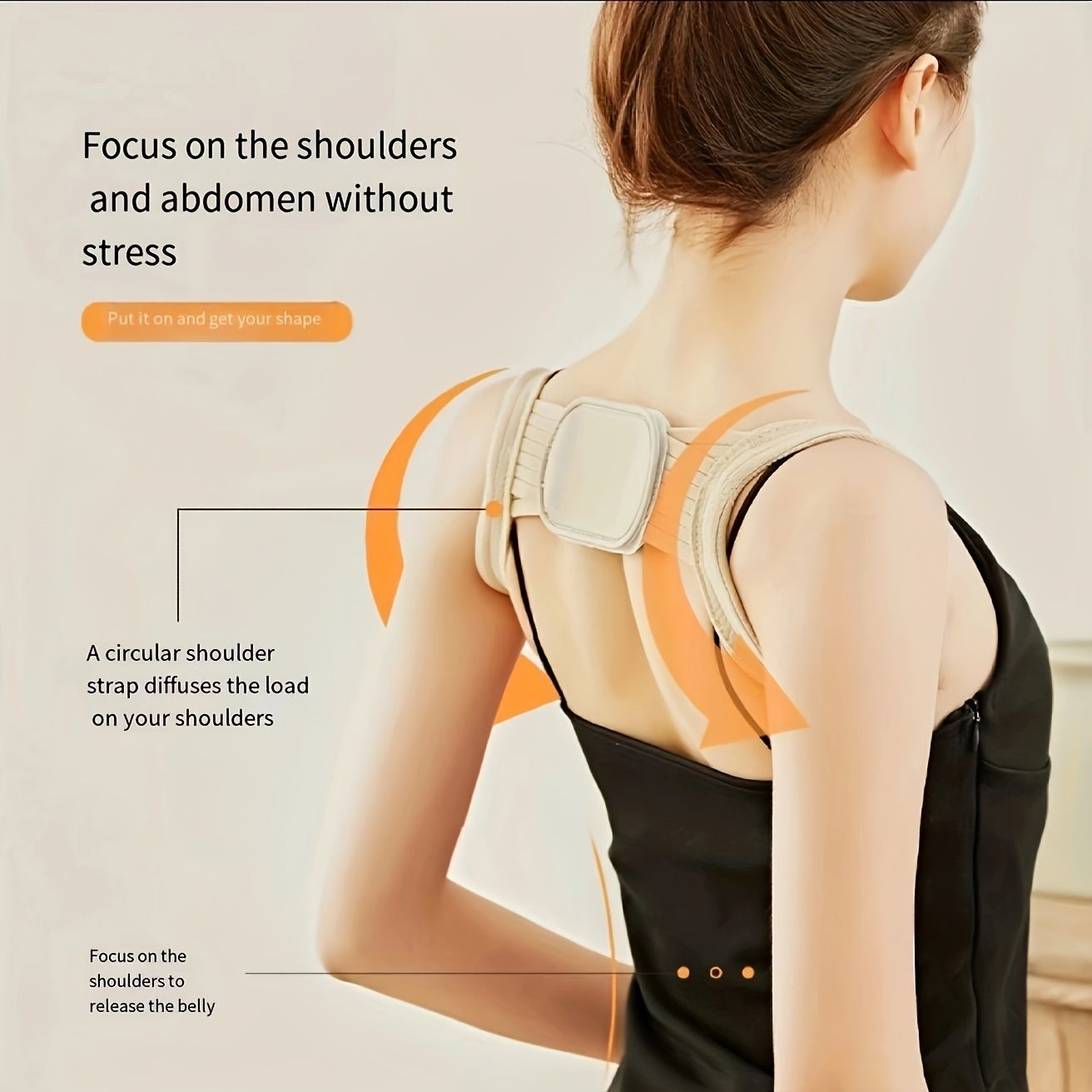 1 pc Adjustable Posture Back Belt for Men and Women - Back Support Bracket view 5