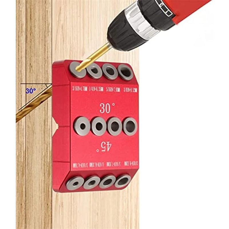 A Drill Guide Jig Designed for Cable Railing Lag Screws view 3