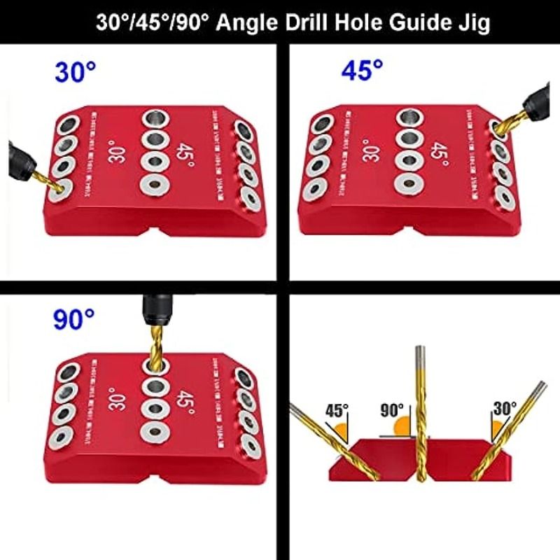 A Drill Guide Jig Designed for Cable Railing Lag Screws view 4