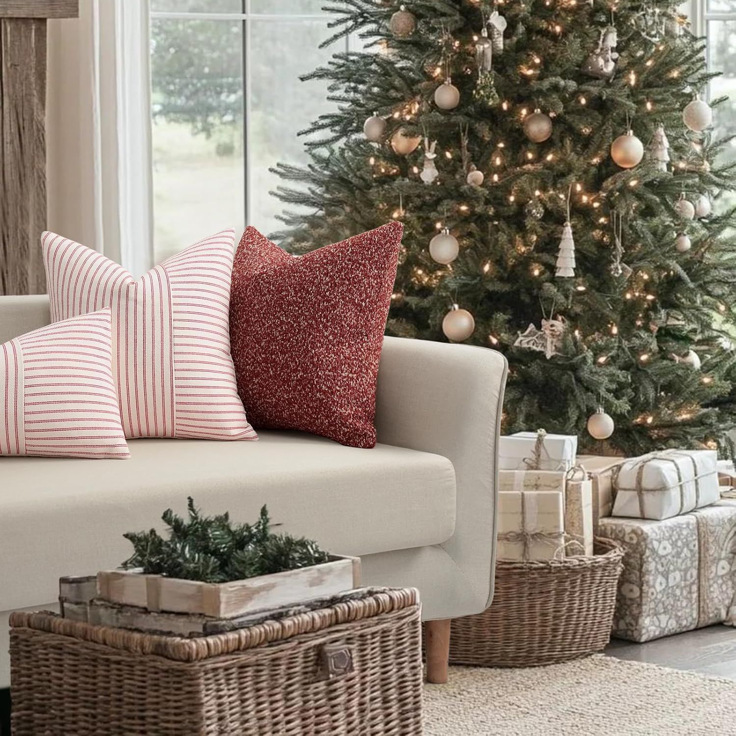 Christmas Pillow Covers 18x18 view 3