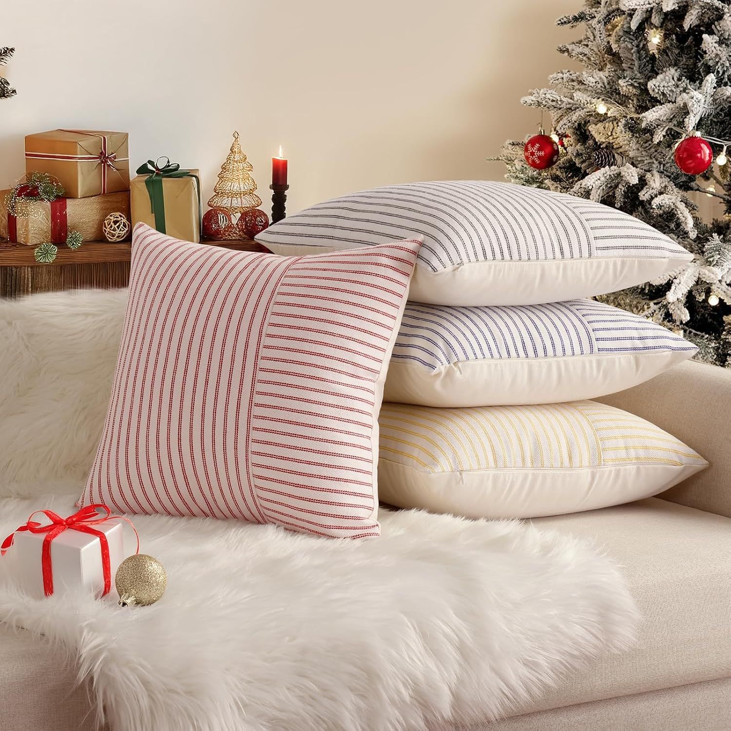 Christmas Pillow Covers 18x18 view 4