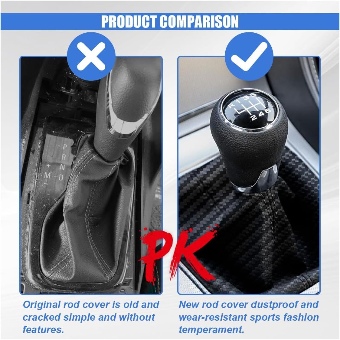 Car Gear Lever Dust Cover view 4
