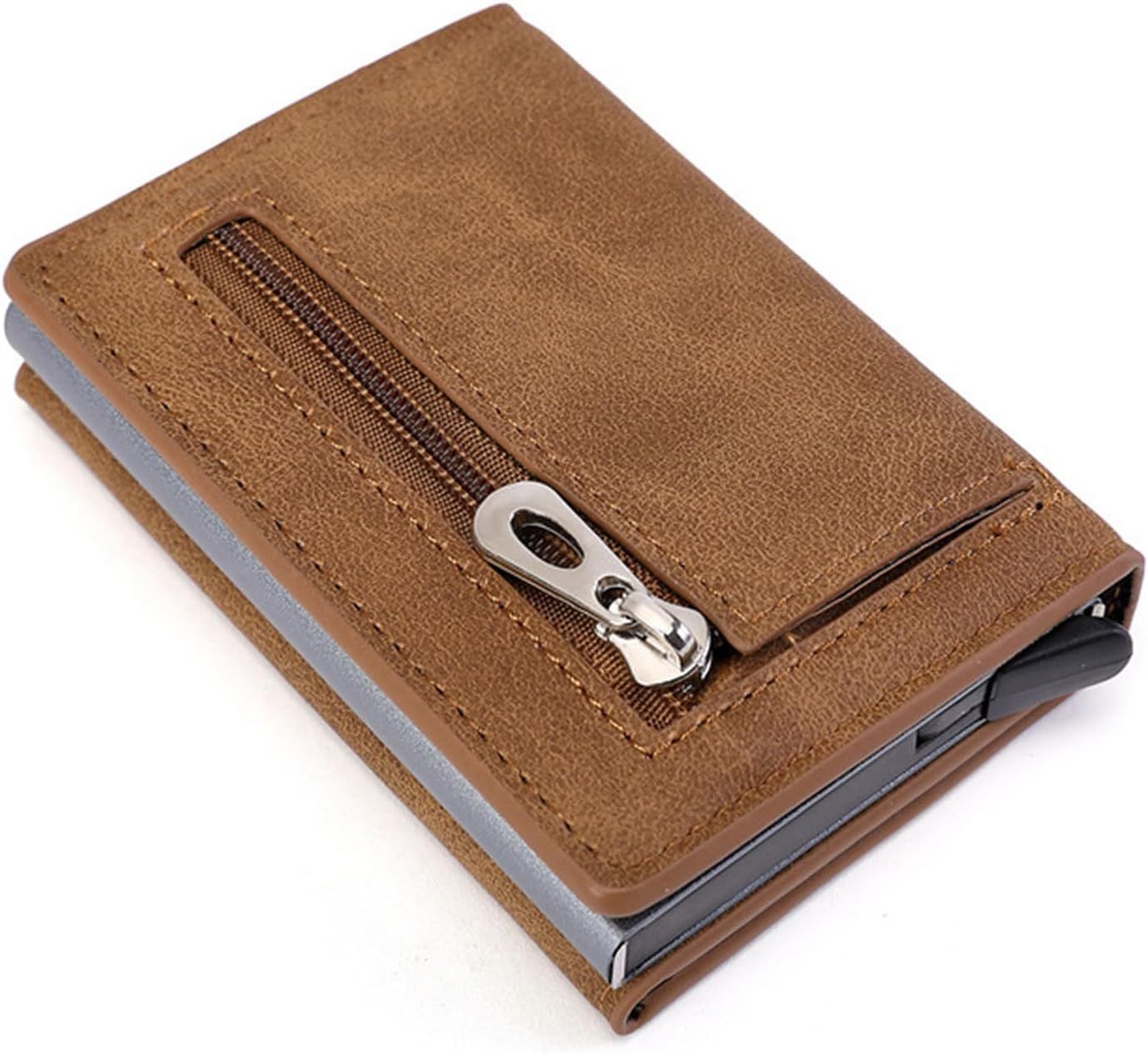 Purse Slim Purse Wear Resistant Large Capacity Faux Leather Men's Fashion Mini view 4