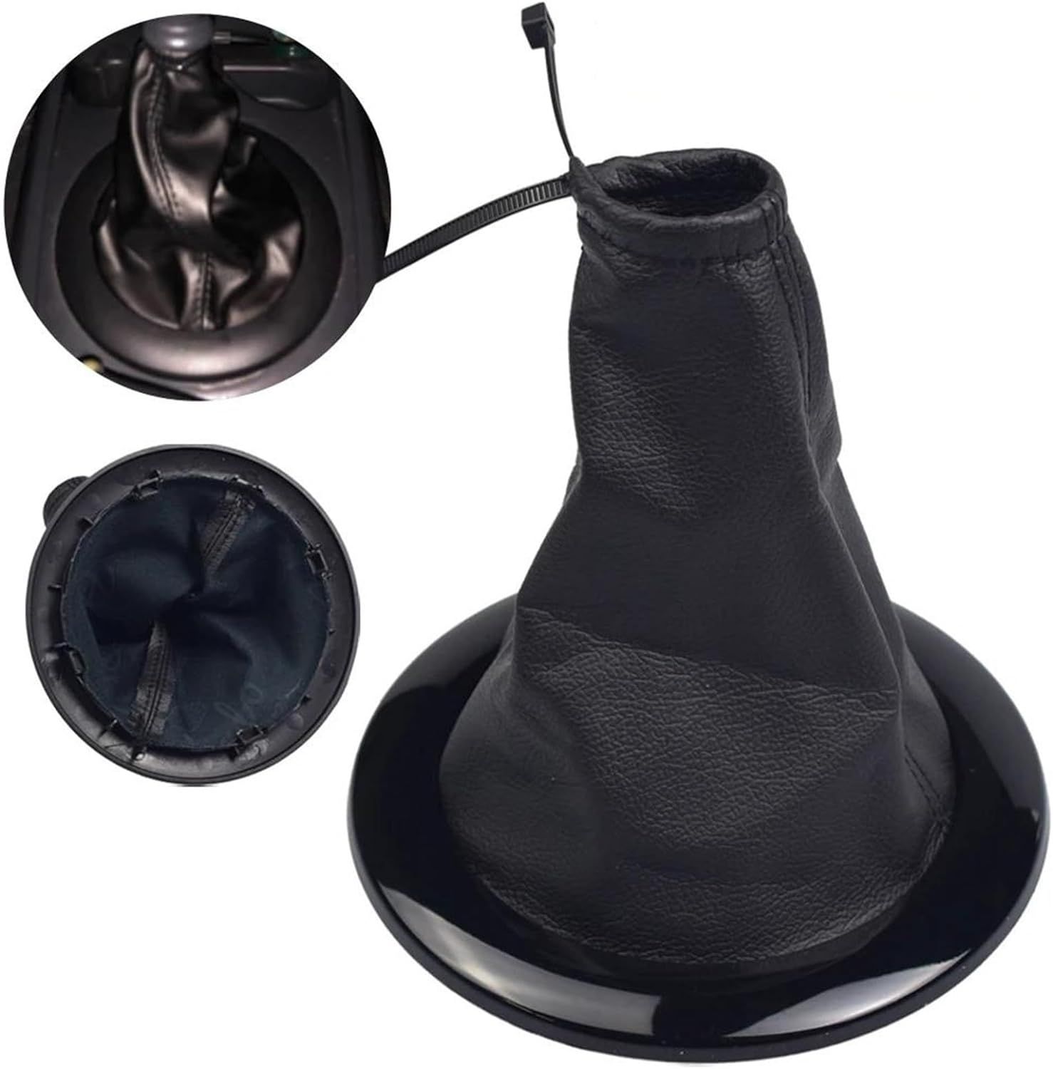 Gear Handle Gear Shift Knob Gaiter Boot Cover Frame for Car Gear Shift Knob view 4