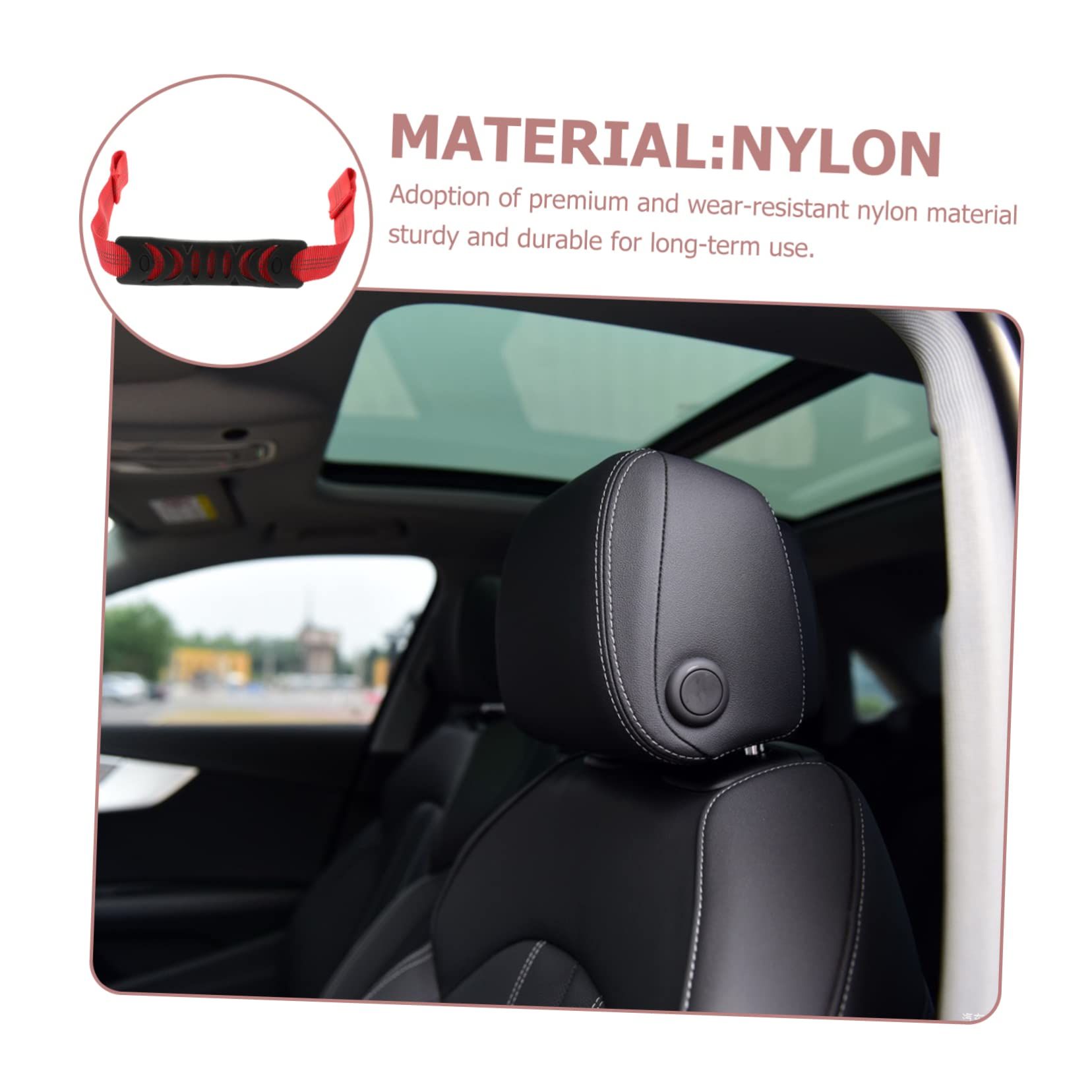 2 Pcs Chair Armrest Car Supply Car Handle Assist for Elderly Car Headrest view 2