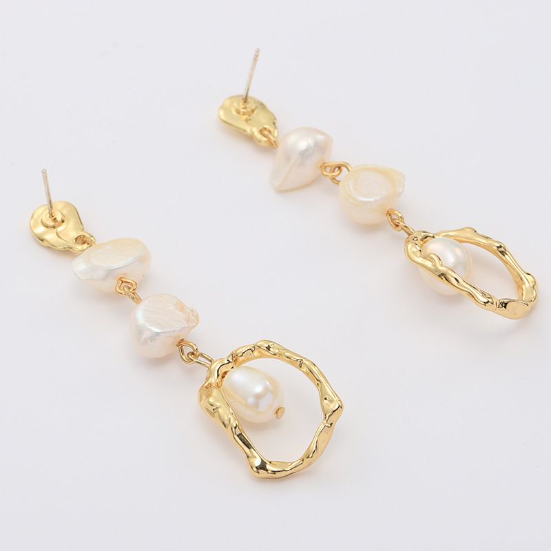Long Pearl Earrings Drop Dangle Earrings for Women Pearl Earrings Pearl Dangle view 2