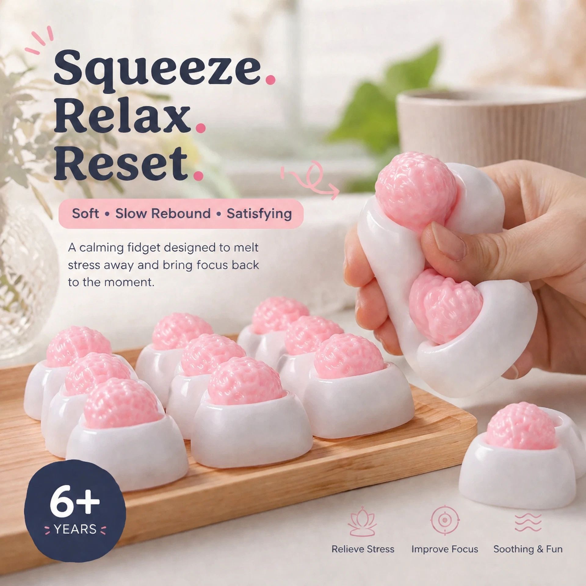 Sweet Strawberry Cream Stick Squishy, Gentle Squeeze For Stress Calm — image 1