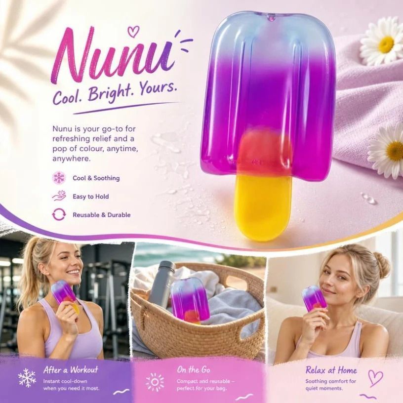 4 Pack Purple Popsicle Squishy — image 1