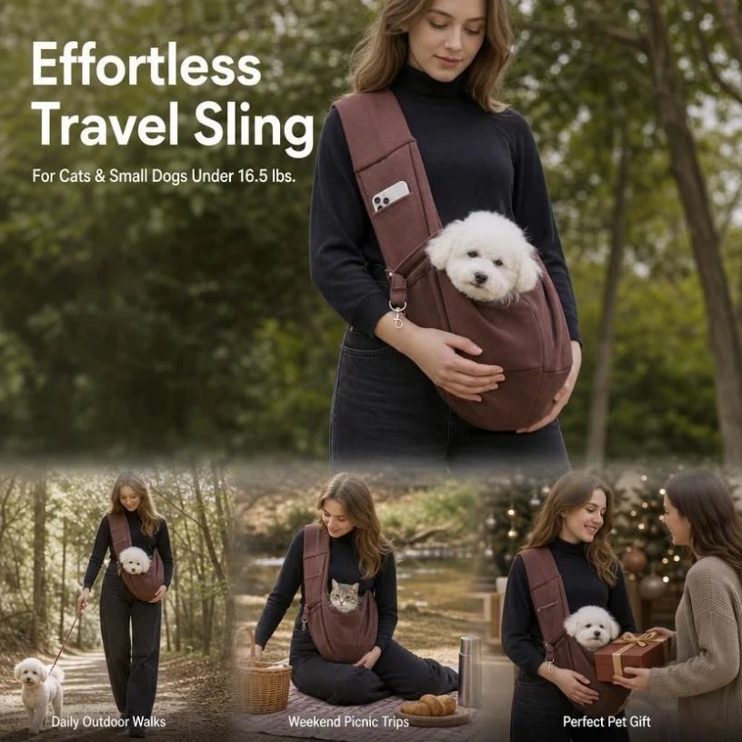 Breathable Cat Carrier Up To 16.5lbs — image 1