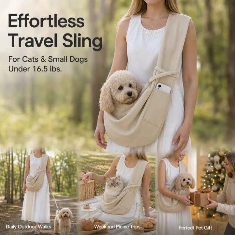 Solid Color Cat Carrier Up To 16.5lbs — image 1