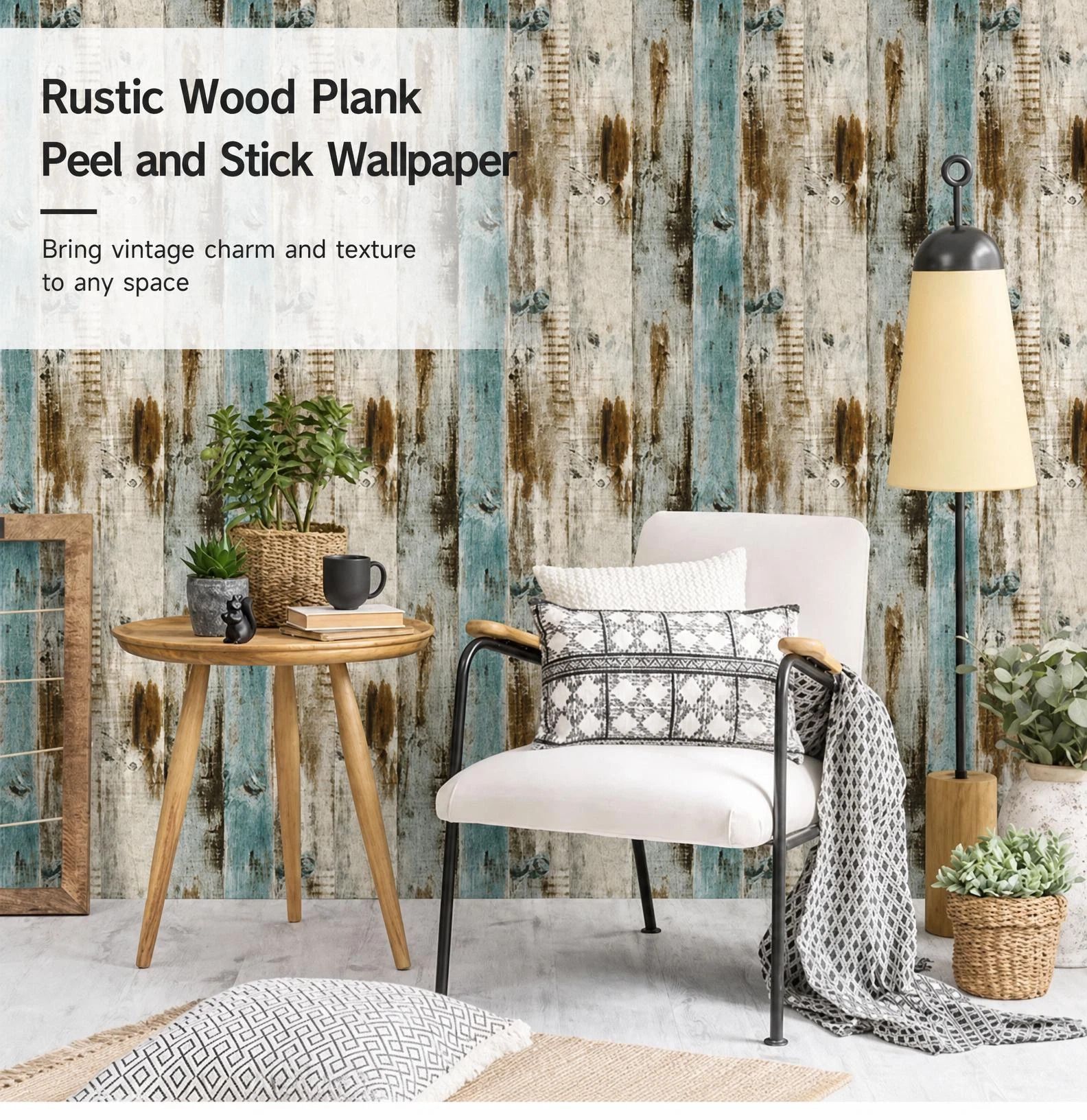 Self Adhesive PVC Wallpaper 0.45x6M view 2