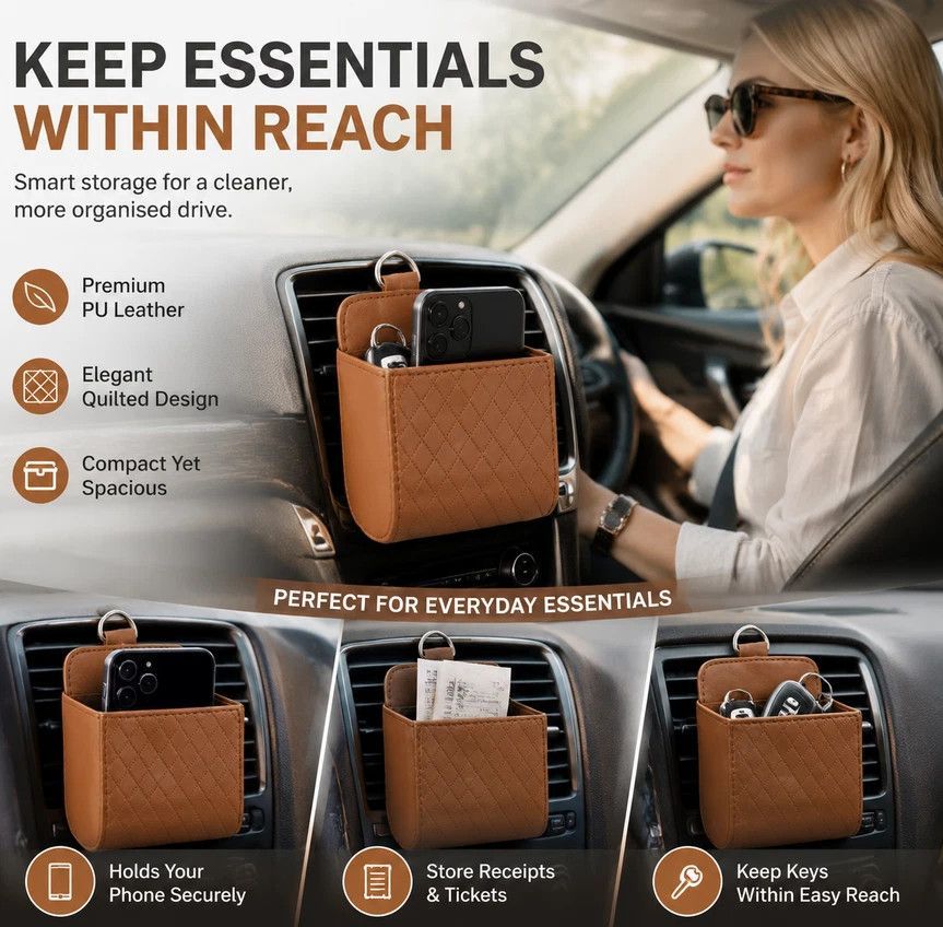 Comfort Sheepskin Texture Air Vent Holder — image 1
