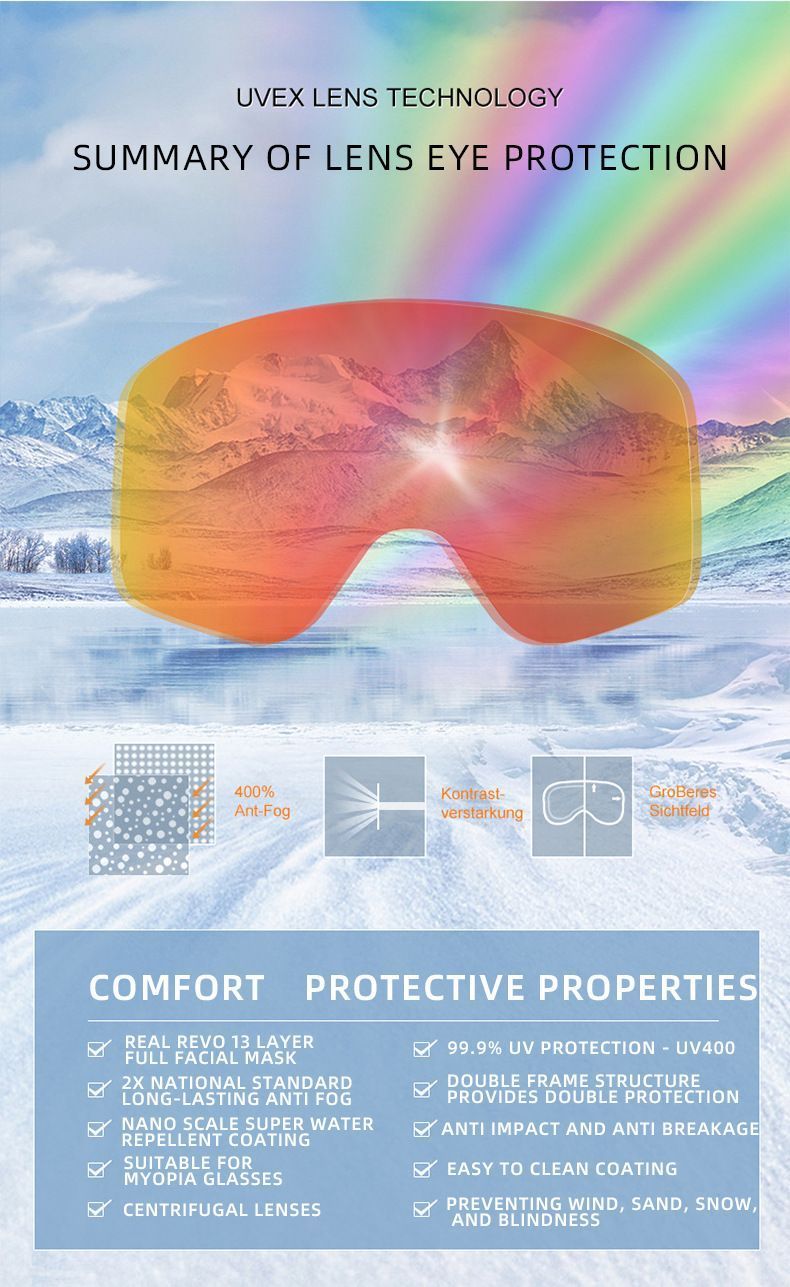 Spherical Anti-Fog Ski Eyewear view 4