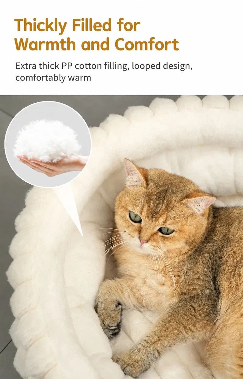 Detachable Notch Style Round Pet Bed view 4