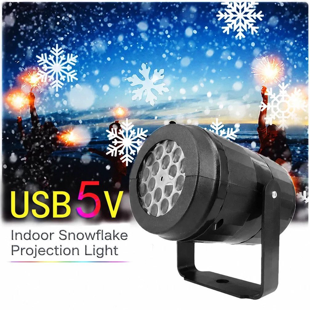 Decorative Snowflake Projector Light — image 1