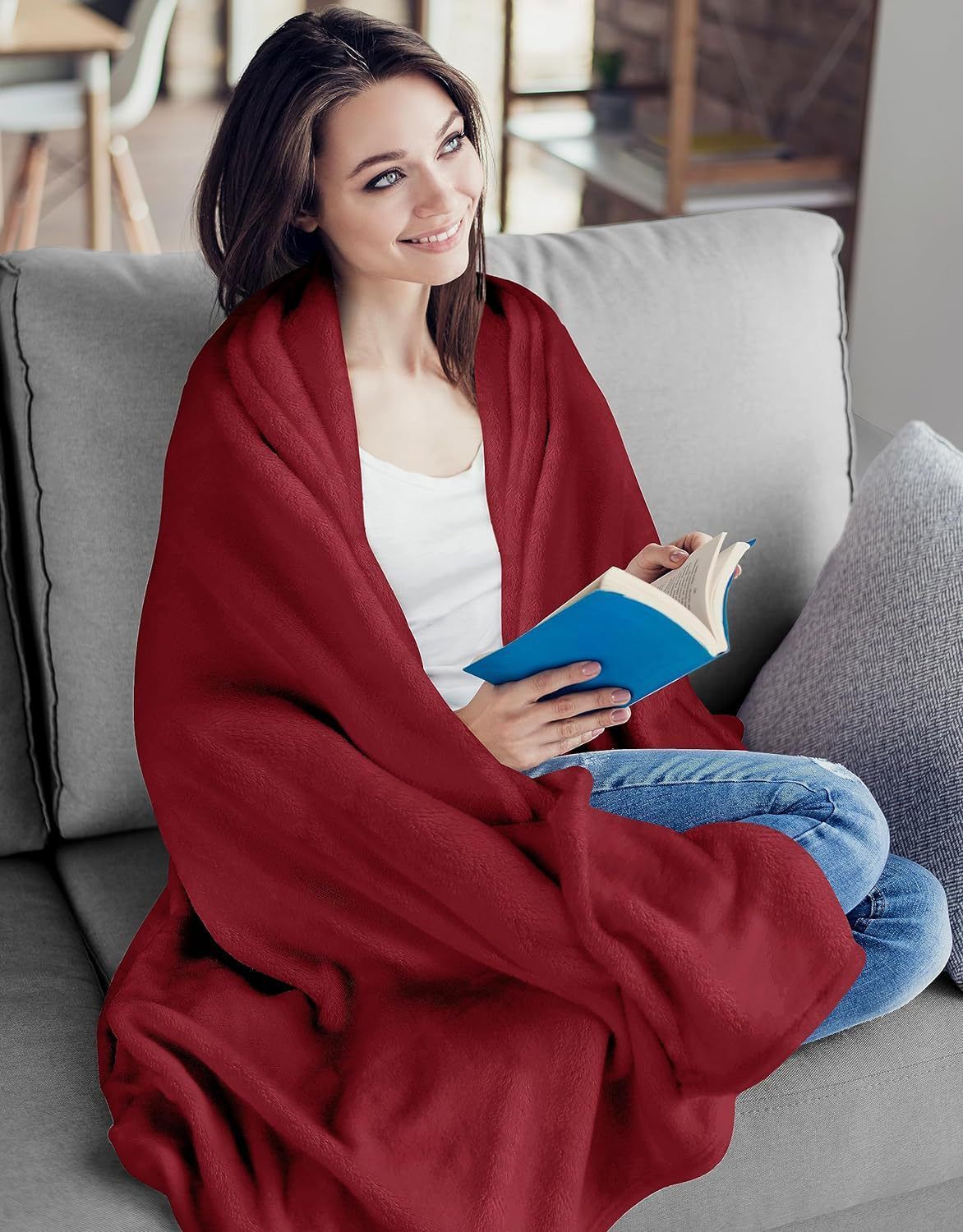 Ultra Soft Flannel Fleece Throw Blanket view 6