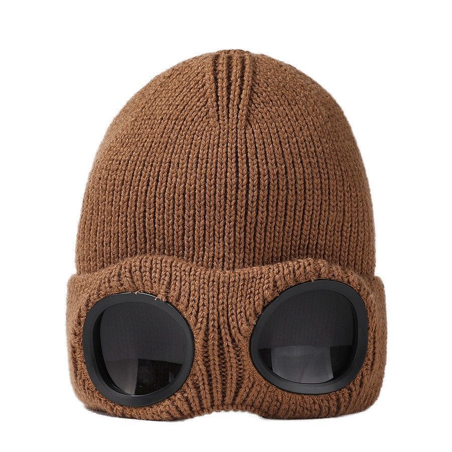 Upgraded Warm Fleece Lined Beanie With Windproof Goggles — image 1