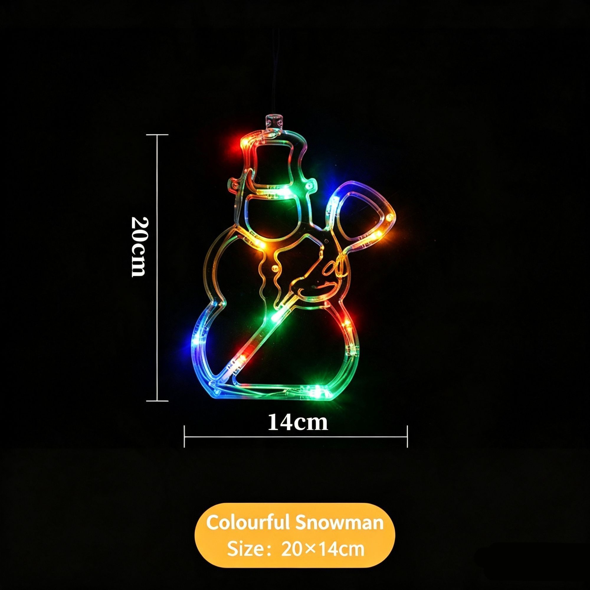 Christmas Suction Cup LED Decor Lights — image 1