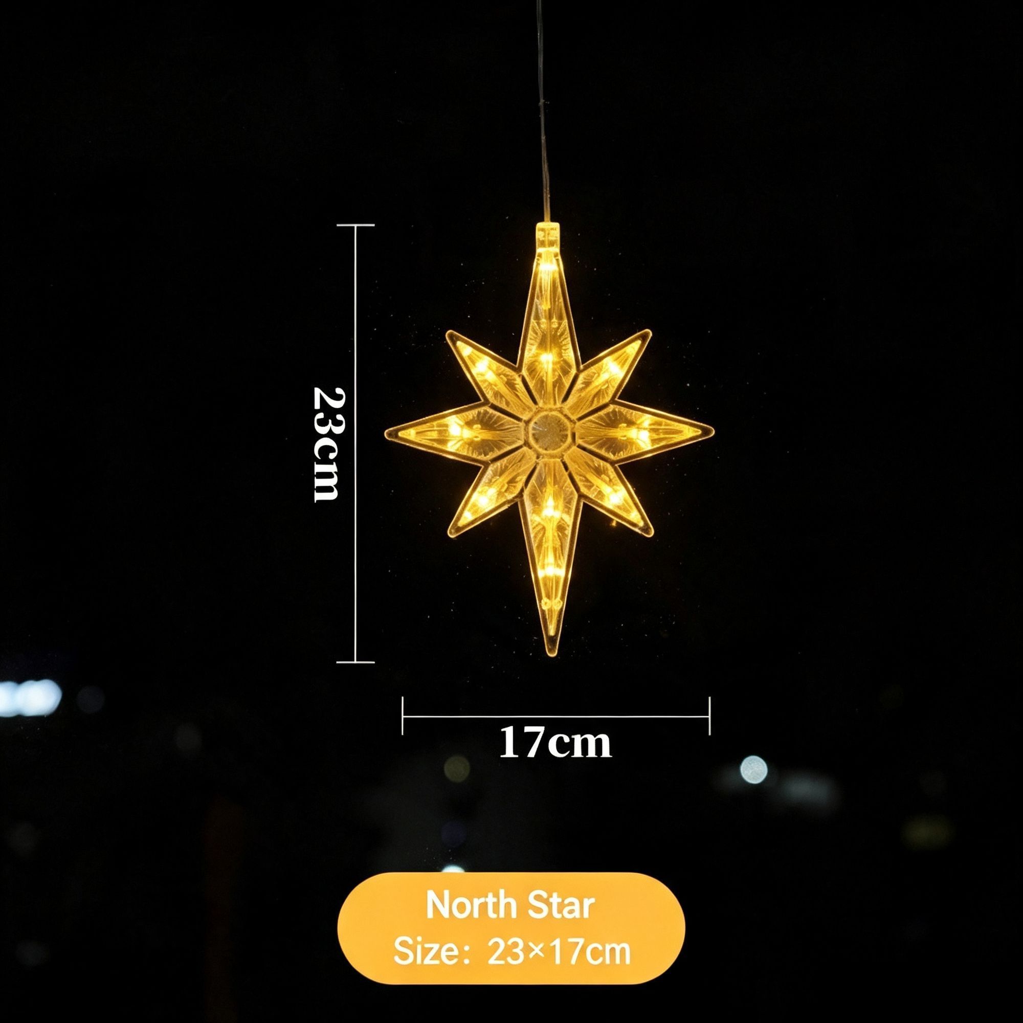 Warm White North Star LED Suction Cup Lights — image 1