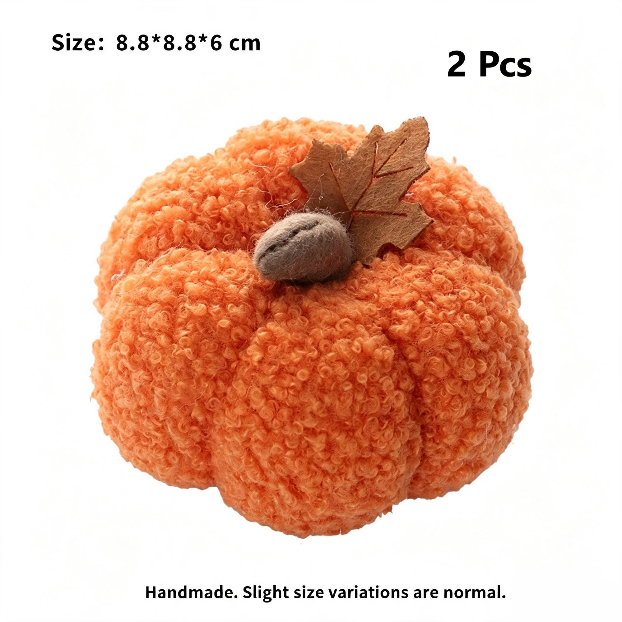 Soft Plush Pumpkin Ornament — image 1
