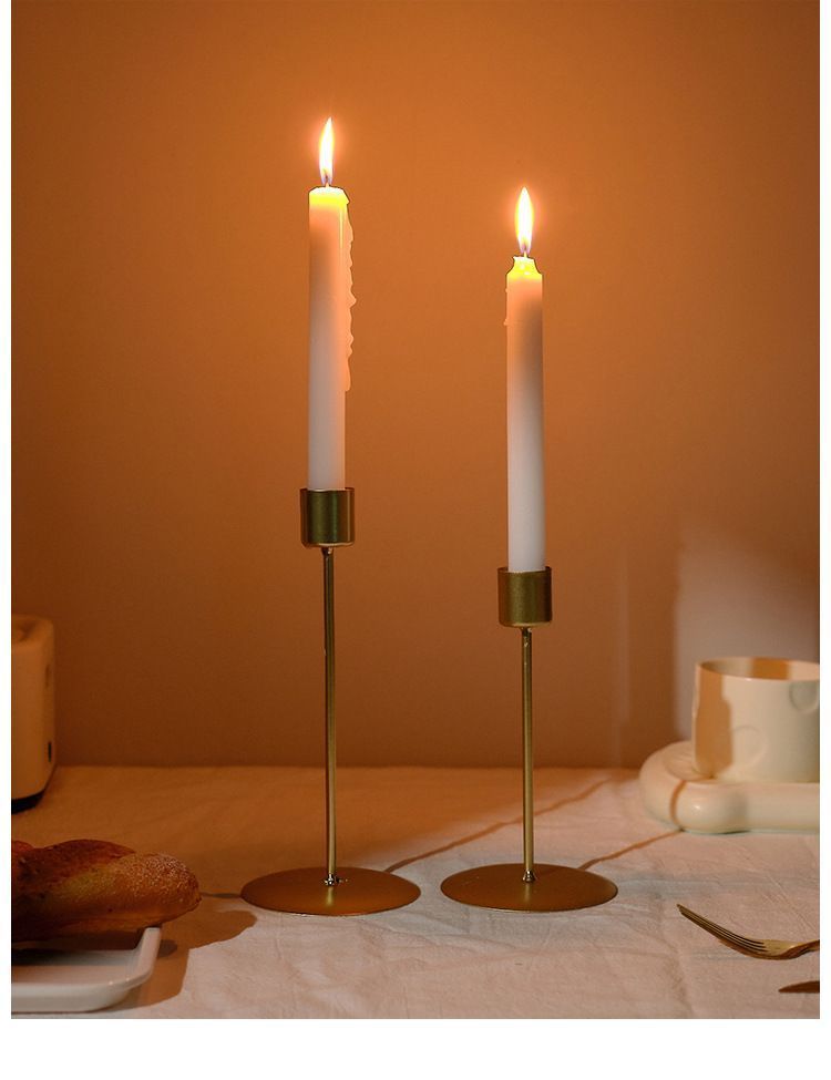 Twig Design Double Head Metal Candle Stand view 8