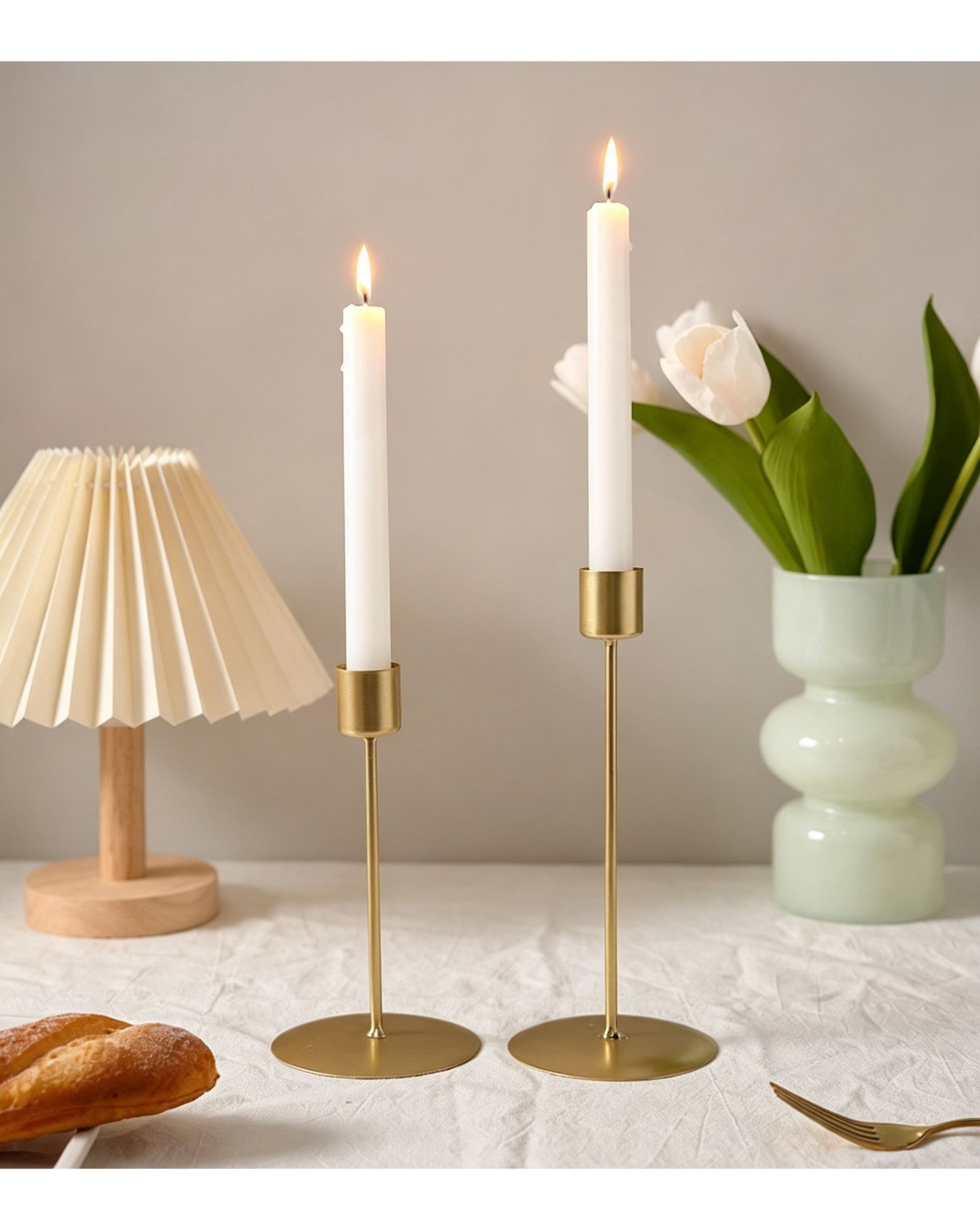 Iron Pillar Candlestick Set view 5