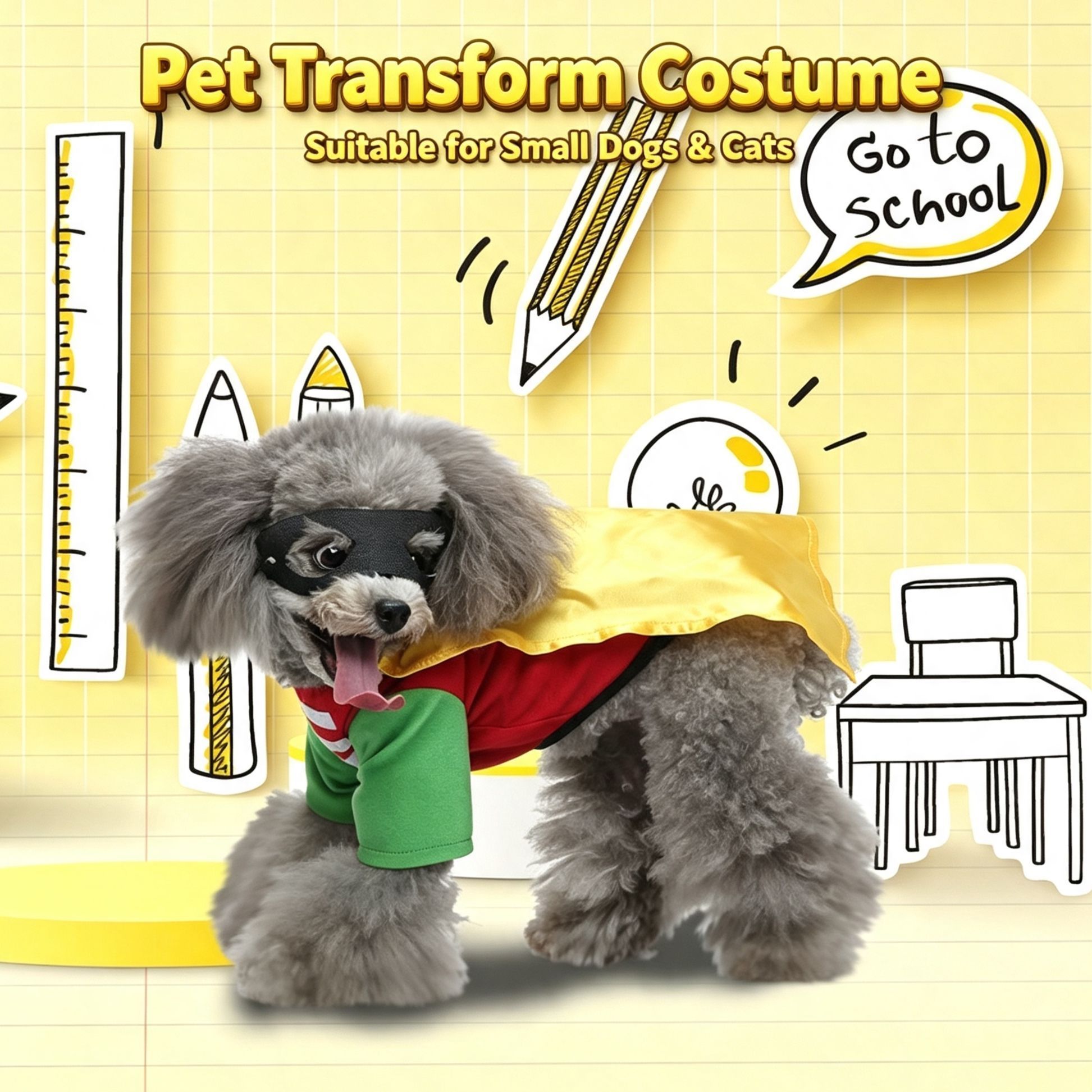 M Size Arctic Dream Pet Costume view 9