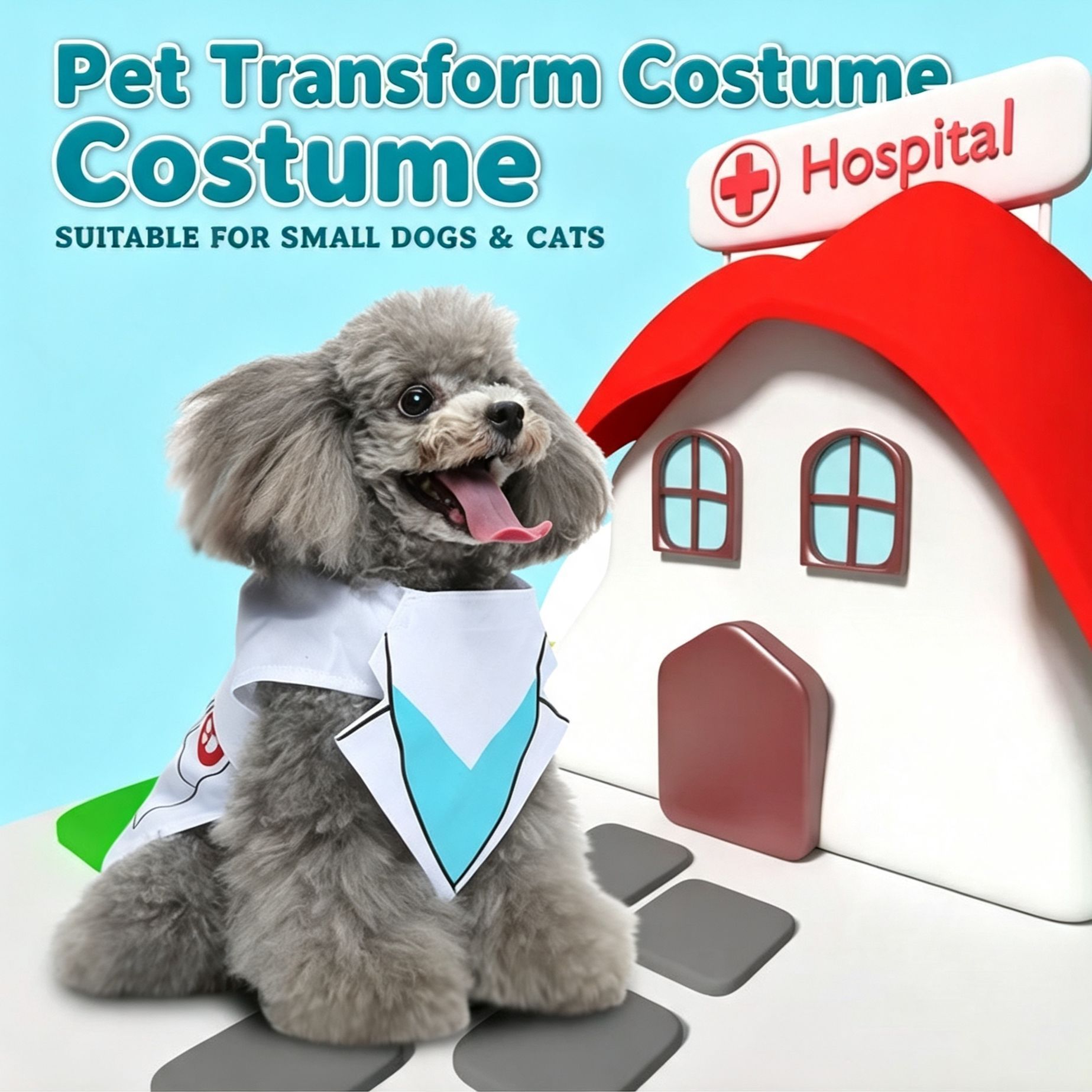 S Size Forest Fern Pet Costume view 8