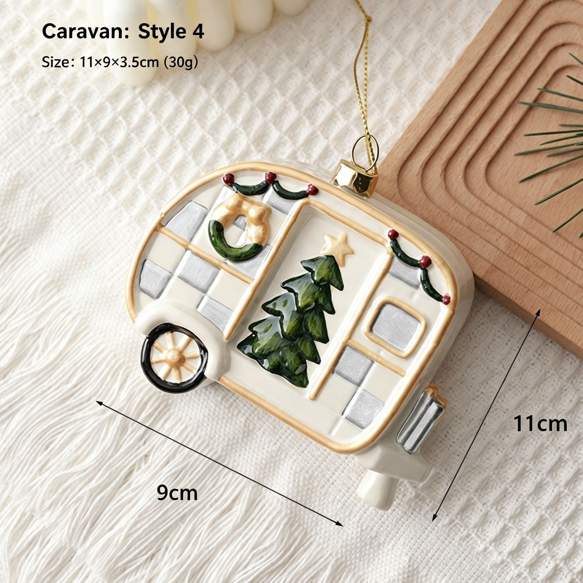 Halloween & Christmas Tree Hanging Ornament — image 1