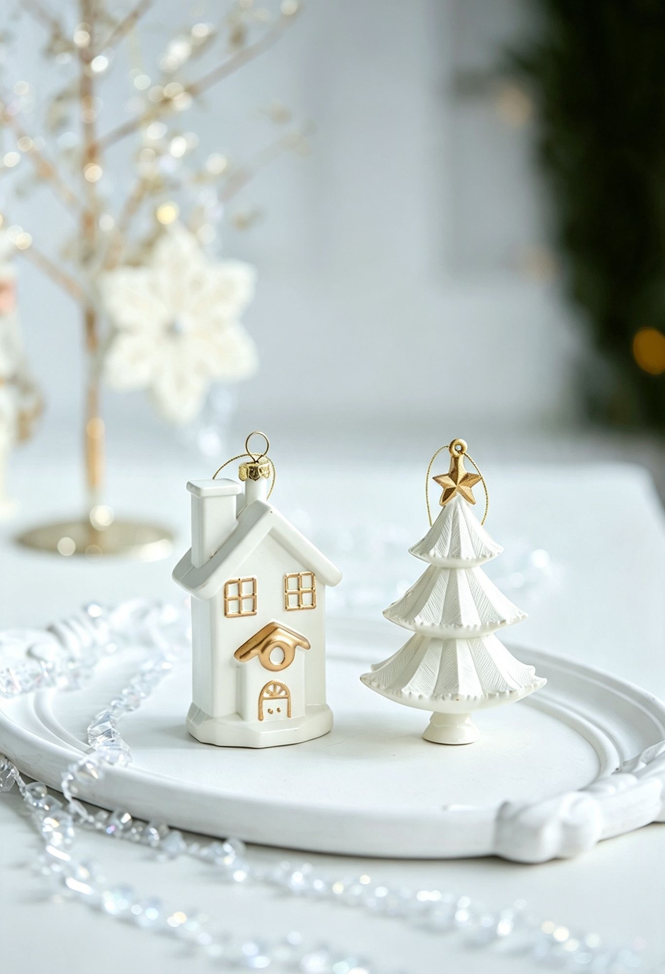 Snowflake Hanging Ornament view 4