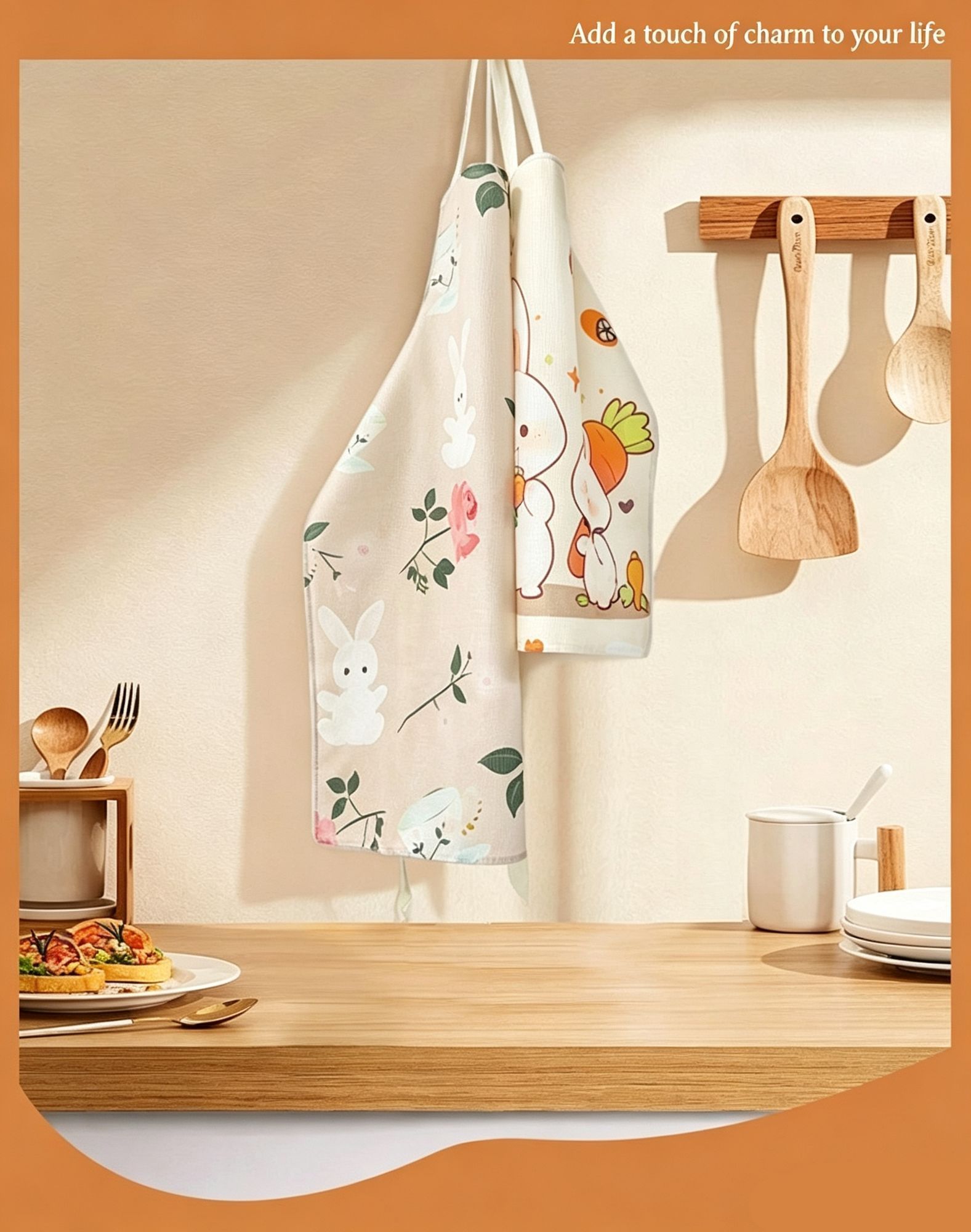 Baking Christmas & Halloween Apron view 2