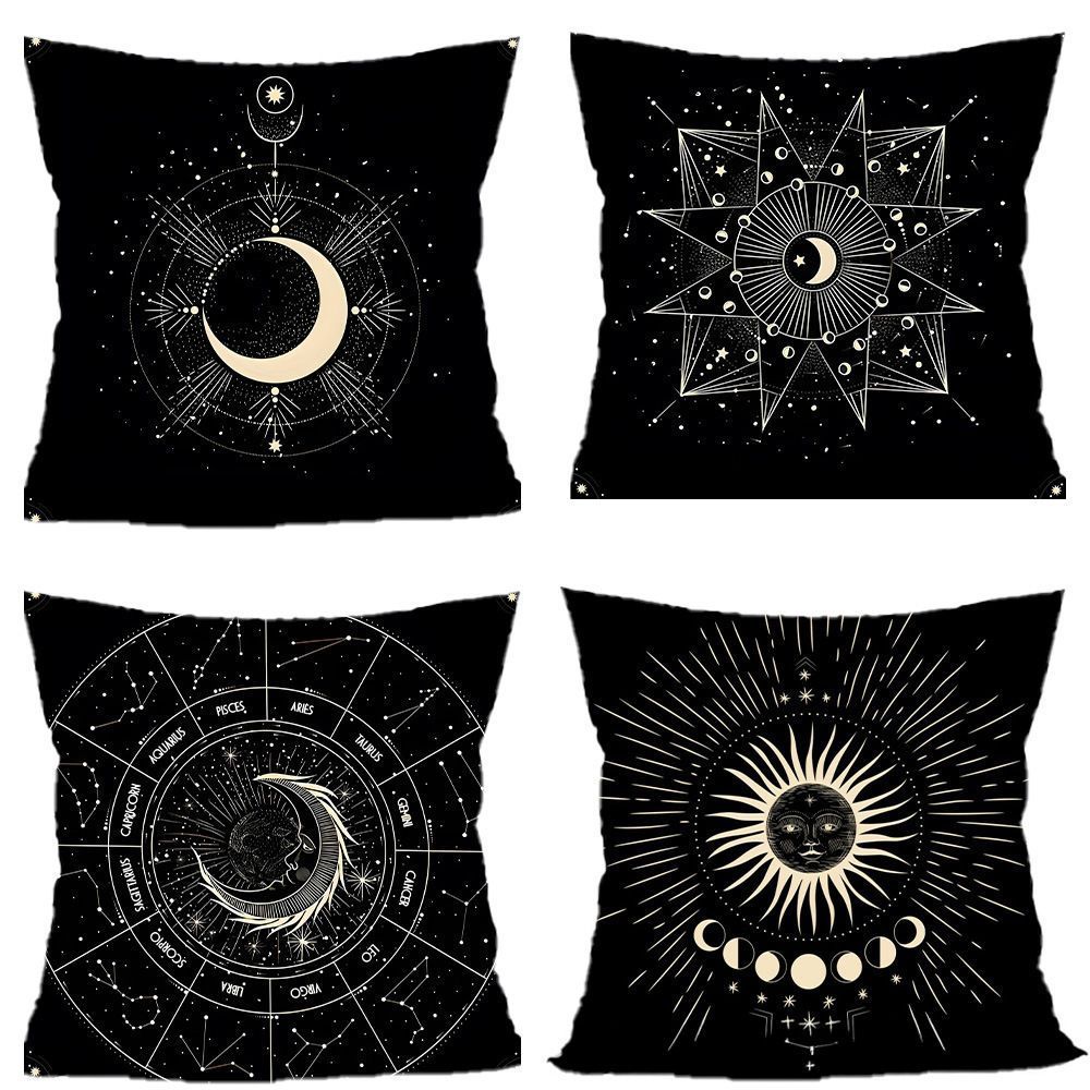4PC Seasonal Home Accent Pillow Cover For Christmas & Halloween — image 1