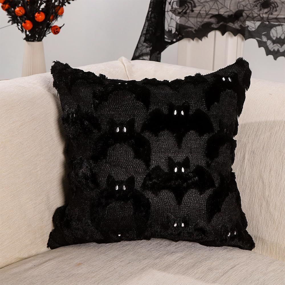 2PCS Short Plush Halloween Cushion Case — image 1