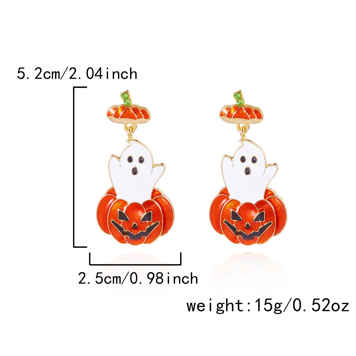 Halloween & Christmas Themed Gothic Drop Earrings For Women view 2