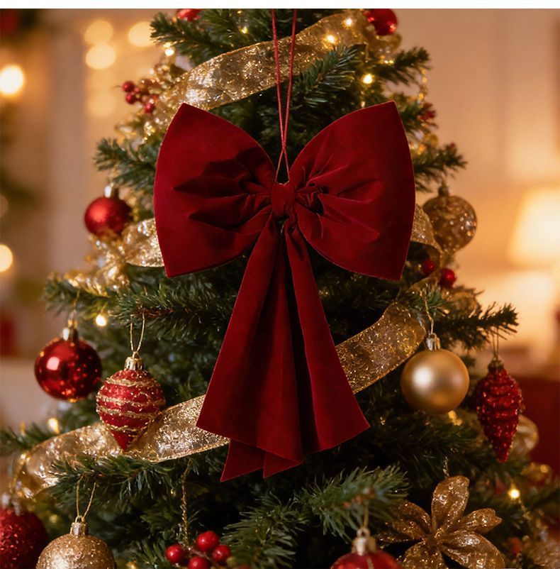 Christmas Large Hanging Bow Ornament view 4