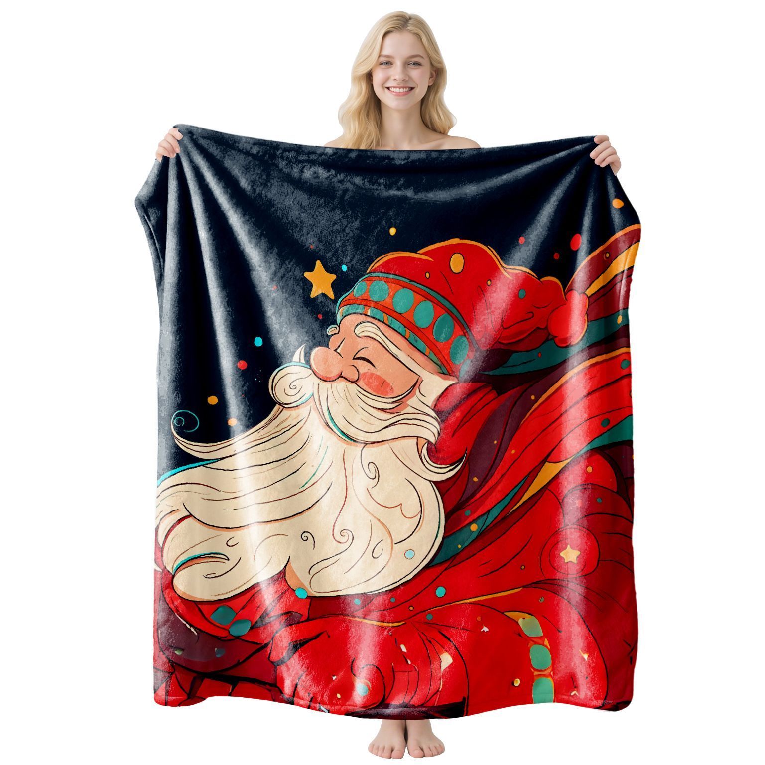 Christmas & Halloween Household Flannel Throw — image 1