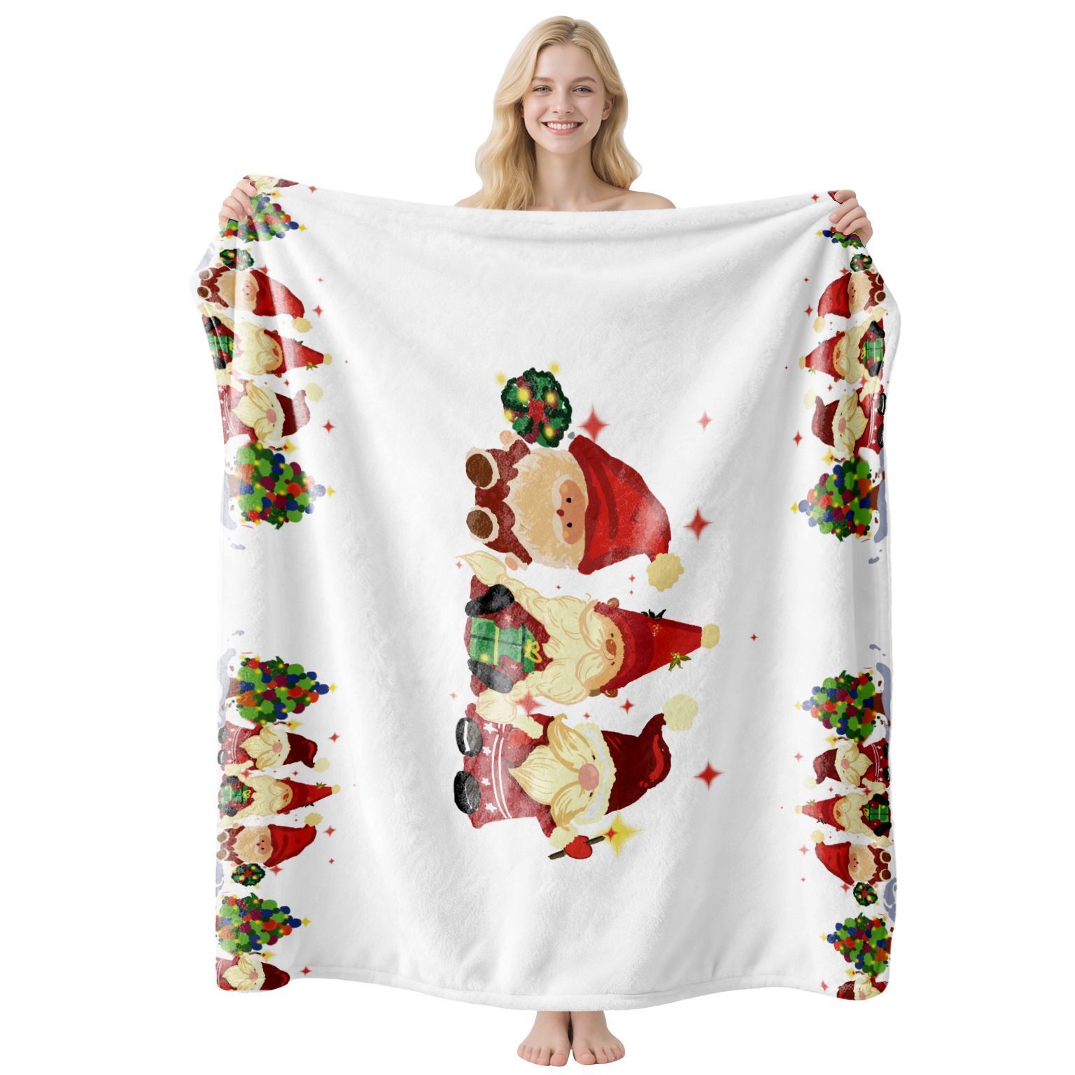 Christmas & Halloween Soft Flannel Throw Blanket — image 1