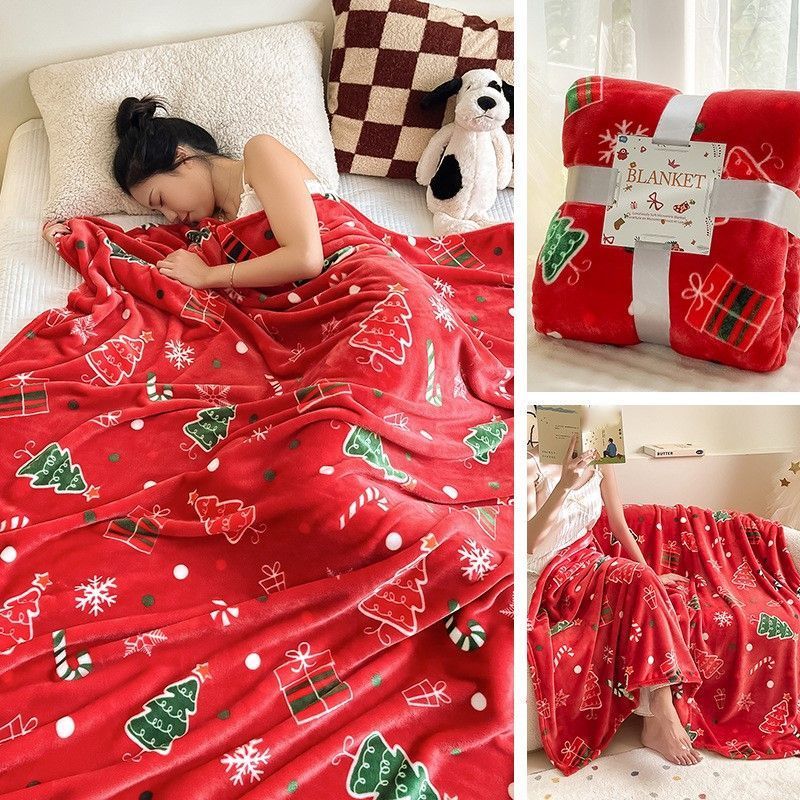Warm Thick Flannel Throw Blanket — image 1