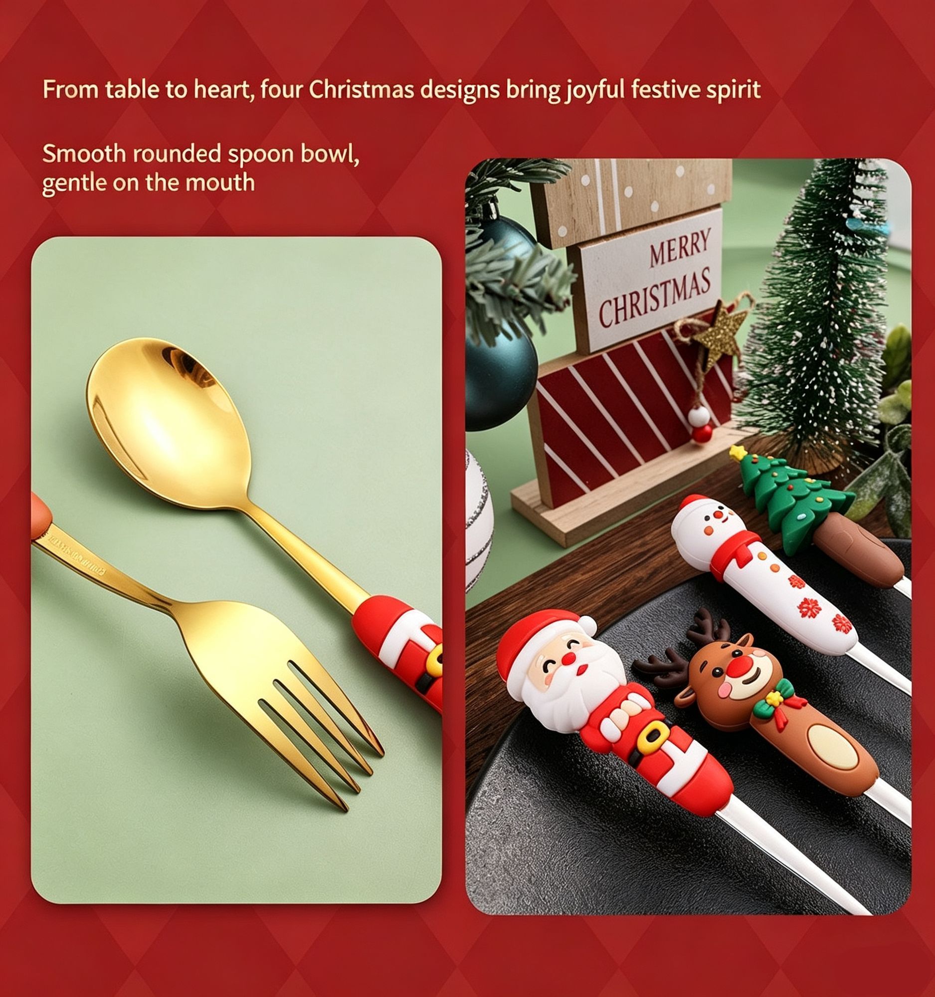 Cartoon Figurine Stainless Steel Cutlery Pack view 7