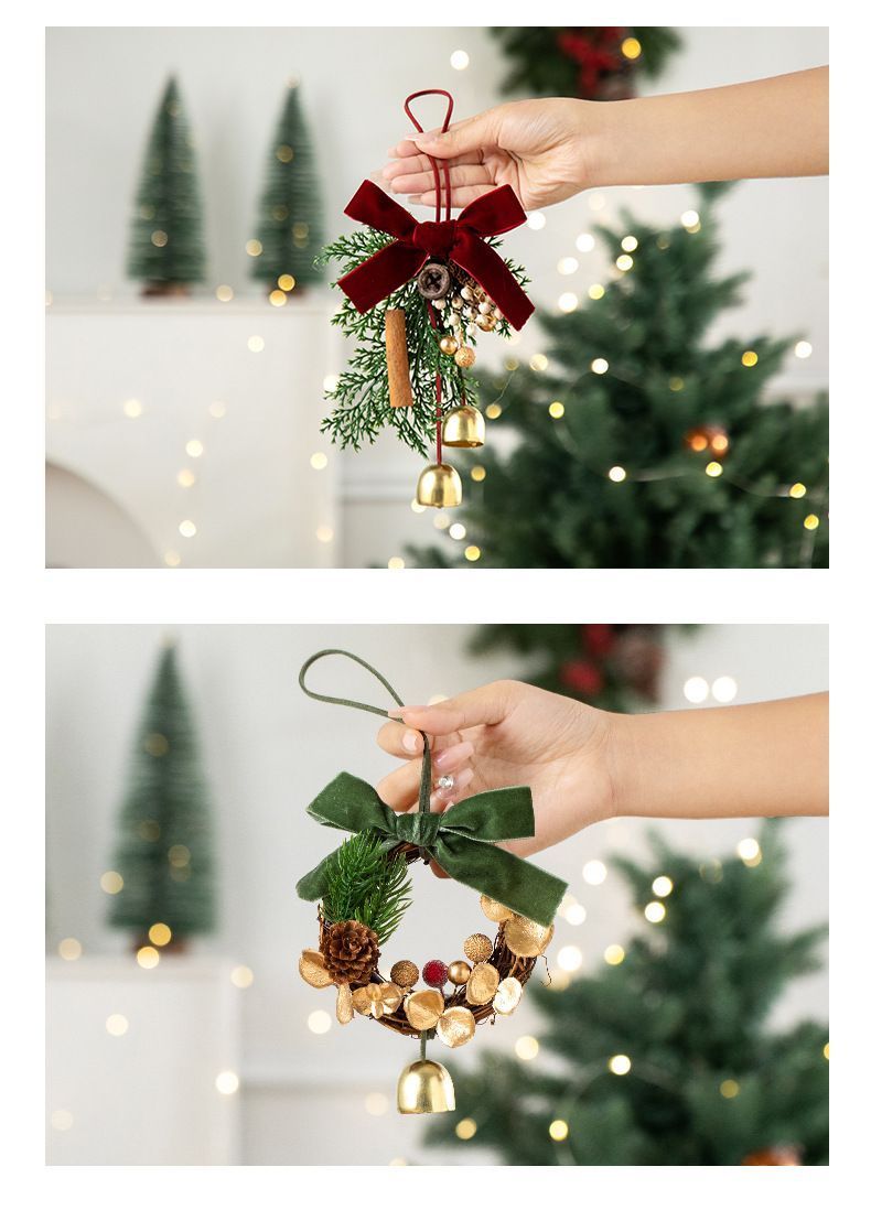 Green Christmas Wreath Wall & Tree Pendant view 7