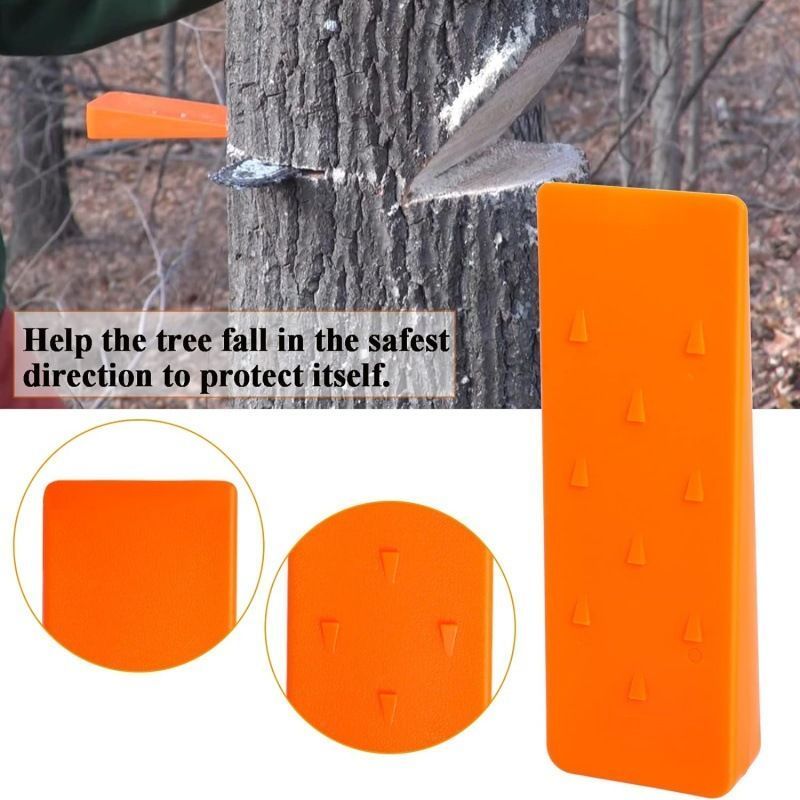 8 Inch Plastic Timber Cutting Wedges 2Pcs Outdoor Tree Work Accessory view 6