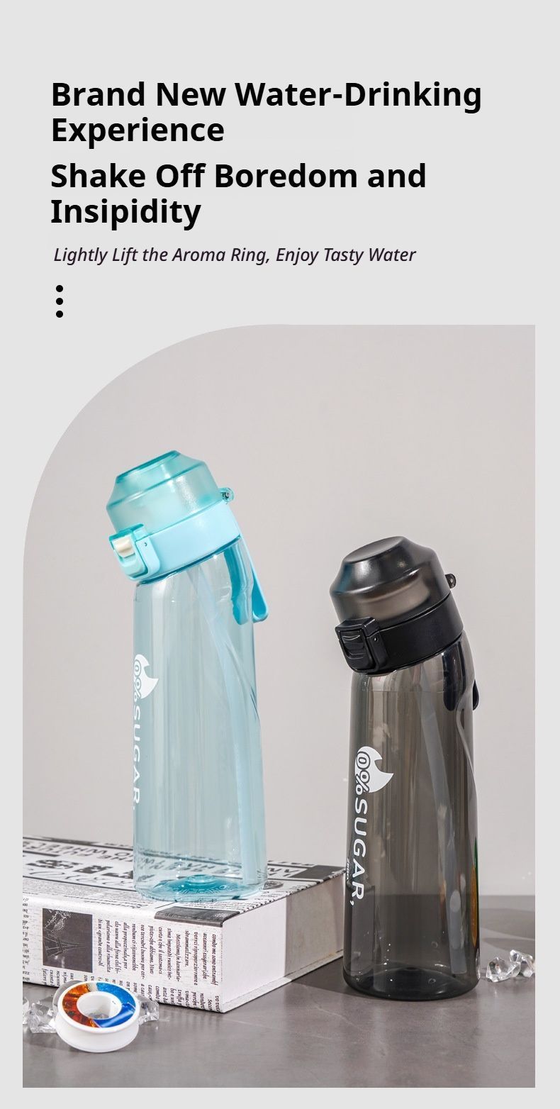 0 Sugar 0 Calorie Scented Water Bottle Gradient purple pink view 7