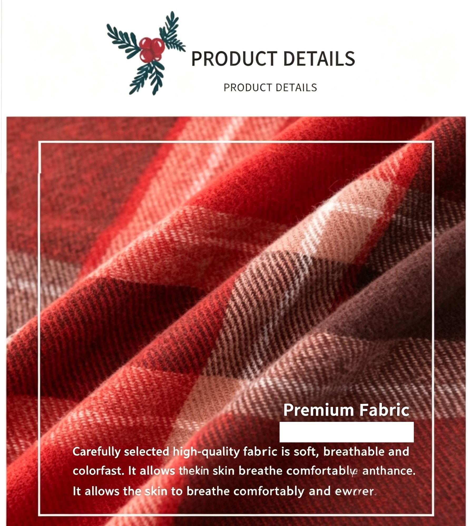 Light Blue Check Fashion Shawl view 5